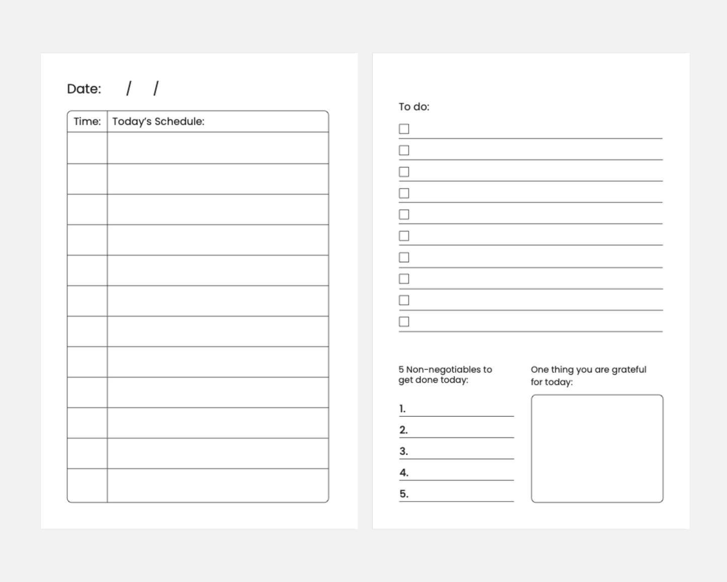 Sky Mist Spiral Planner